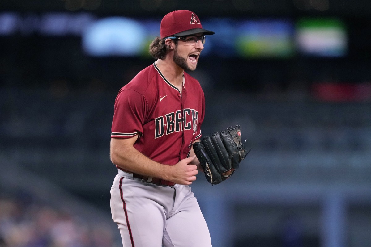 Zac Gallen struck out 13 Dodgers in eight innings September 22